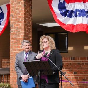 Veterans and Military Affairs ribbon cutting